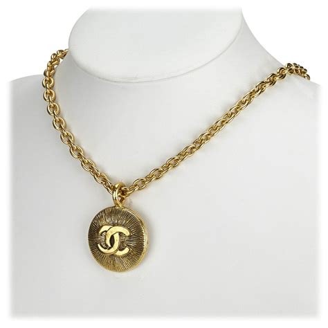 coco chanel tapestry vintage necklace|vintage chanel necklace.